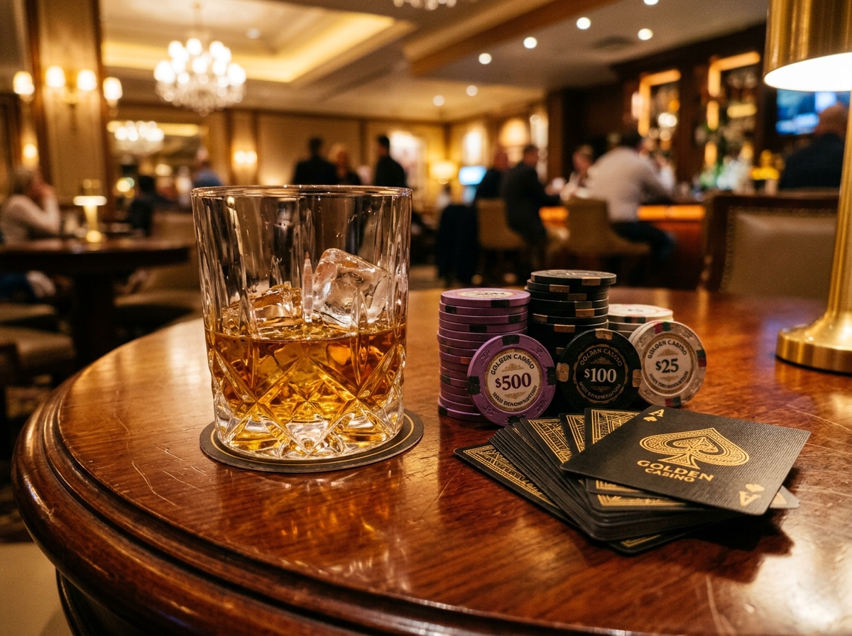 VIP refreshments and high denomination chips